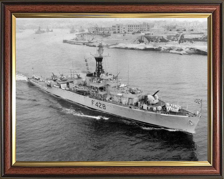 HMS Loch Alvie F428 (K428) Royal Navy Loch class frigate Photo Print or Framed Print - Hampshire Prints