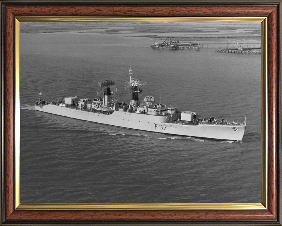 HMS Jaguar F37 Royal Navy Leopard class Frigate Photo Print or Framed Print - Hampshire Prints