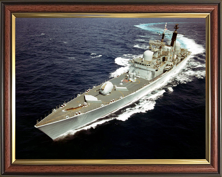 HMS Gloucester (D96) Photo Print - At Sea 1998 - Royal Navy Type 42 Destroyer