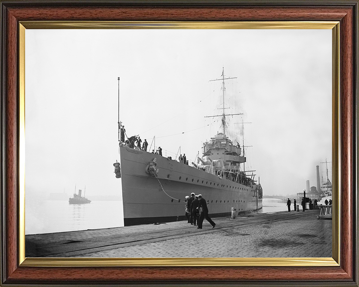 HMS York (90) Royal Navy York Class heavy cruiser Photo Print or Framed Print - Hampshire Prints