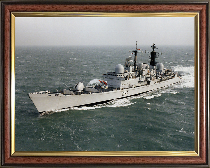HMS Edinburgh (D97) Photo Print - At Sea 2001 - Royal Navy Type 42 Destroyer