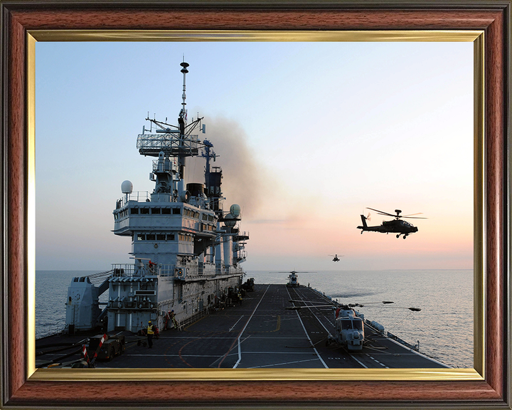 HMS Illustrious R06 | Photo Print | Framed Print | Invincible Class | Aircraft Carrier | Royal Navy Hampshire Prints