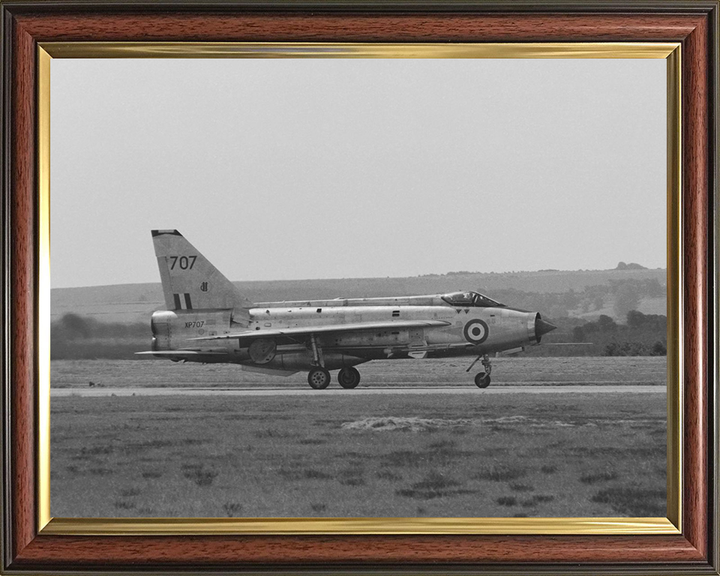RAF English Electric Lightning Jet Take off Photo Print - Royal Air Force Aircraft Hampshire Prints 10 x 8 Classic Frame No