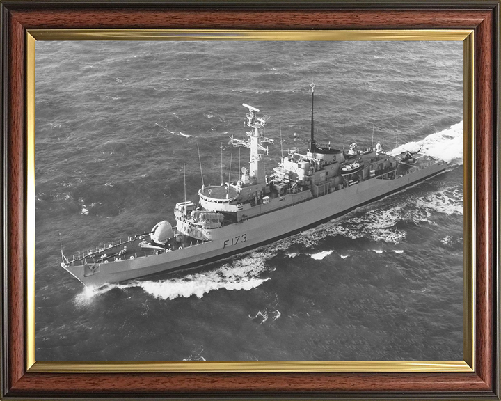 HMS Arrow (F173) Royal Navy Type 21 Frigate At Sea Photo Print Wall Art Decor Posters, Prints, & Visual Artwork Hampshire Prints 10 x 8 Classic Frame No