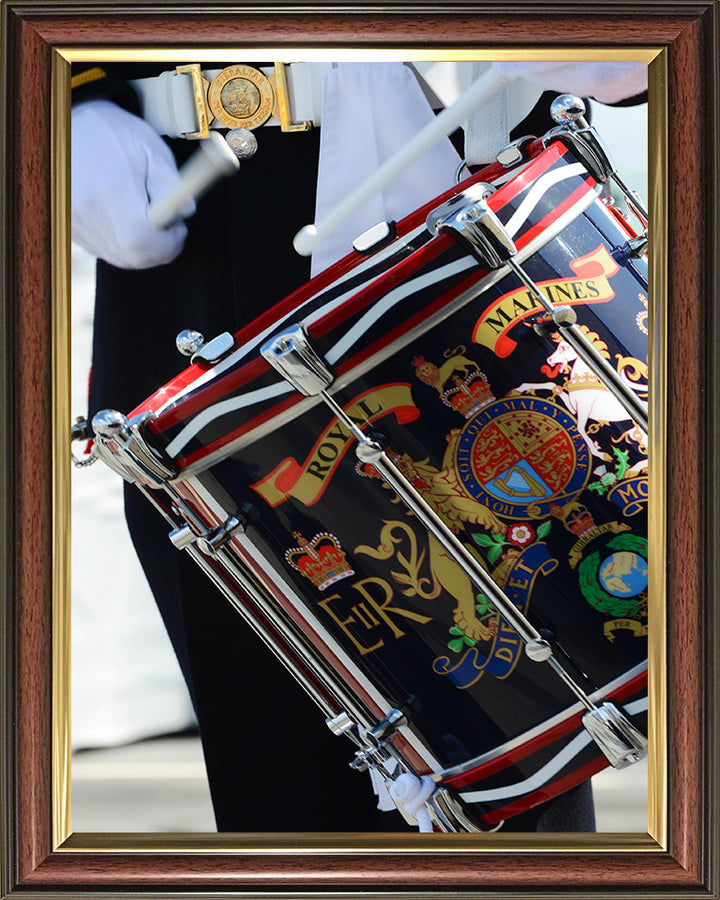 The Drum of a Royal marines band service drummer Photo Print or Framed Photo Print - Hampshire Prints