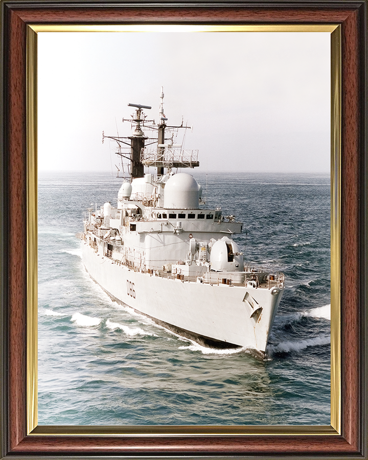 HMS Birmingham (D86) Royal Navy Type 42 Destroyer Underway Photo Print Wall Art Decor Posters, Prints, & Visual Artwork Hampshire Prints 10 x 8 Classic Frame No