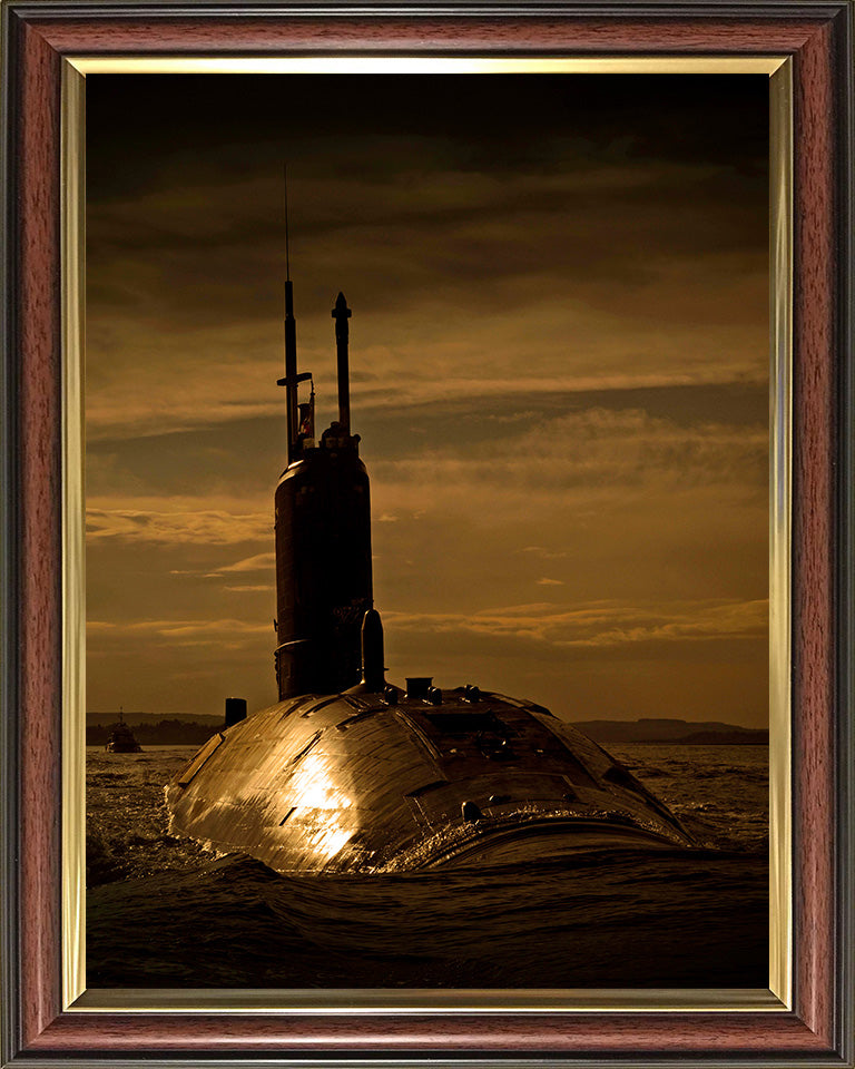 HMS Triumph S93 Royal Navy Trafalgar class Submarine Photo Print or Framed Print - Hampshire Prints