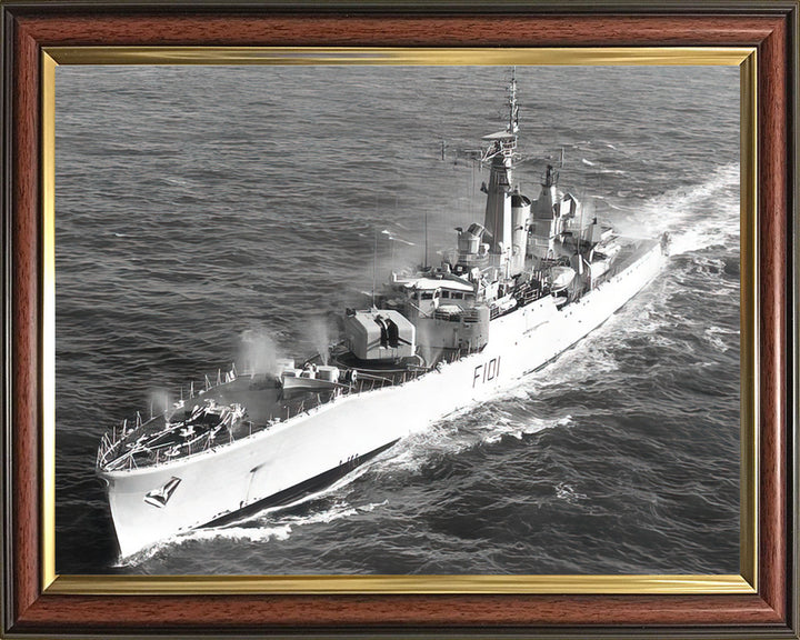 HMS Yarmouth F101 | Photo Print | Framed Print | Rothesay Class | Frigate | Royal Navy Hampshire Prints