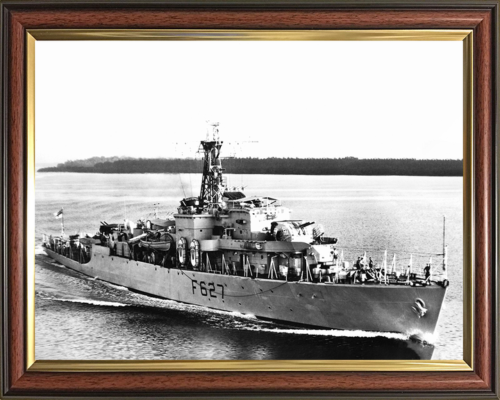HMS Mounts Bay (F627) Photo Print - at sea - Royal Navy Bay Class Frigate Posters, Prints, & Visual Artwork Hampshire Prints 10 x 8 Classic Frame No