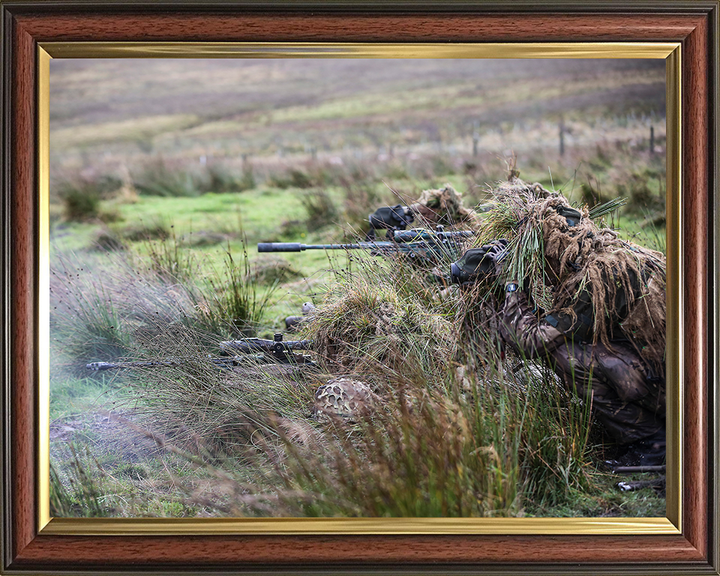 RAF Regiment Snipers | Photo Print | Framed Print | Military | Armed Forces | Royal Air Force | Wall Art | Decor | Print | Photography Hampshire Prints 10 x 8 Classic Frame No