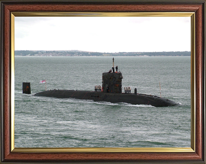 HMS Trafalgar S107 Royal Navy Trafalgar class Submarine Photo Print or Framed Print - Hampshire Prints