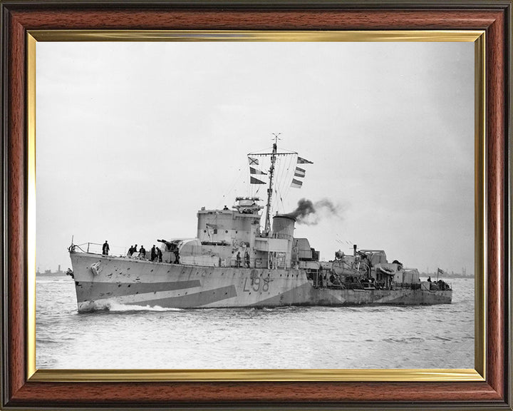 HMS Oakley L98 | Photo Print | Framed Print | Poster | Hunt Class | Destroyer | Royal Navy Hampshire Prints