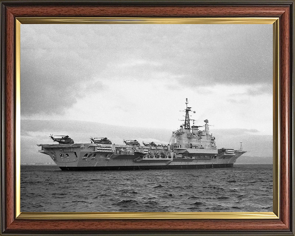 HMS Hermes R12 | Photo Print | Framed Print | Centaur Class | Aircraft Carrier | Royal Navy Hampshire Prints