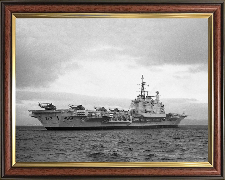 HMS Hermes R12 | Photo Print | Framed Print | Centaur Class | Aircraft Carrier | Royal Navy Hampshire Prints