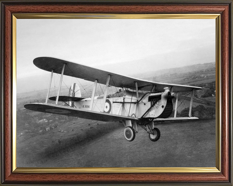 RAF Blackburn Dart Biplane Photo Print - Royal Air Force Aircraft Hampshire Prints 10 x 8 Classic Frame No