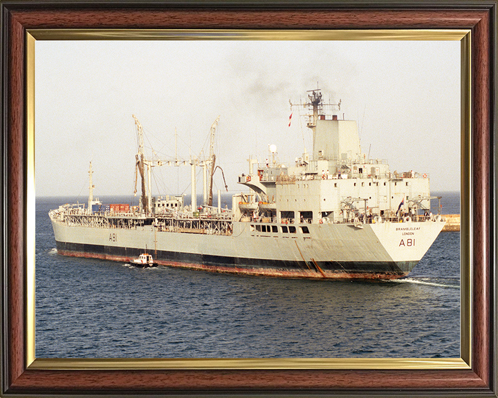 RFA Brambleleaf A81 | Photo Print | Framed Print | Leaf Class | Support Tanker | Royal Fleet Auxiliary Hampshire Prints