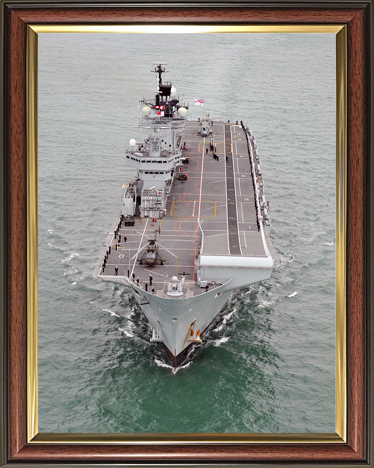 HMS Illustrious R06 | Photo Print | Framed Print | Invincible Class | Aircraft Carrier | Royal Navy Hampshire Prints