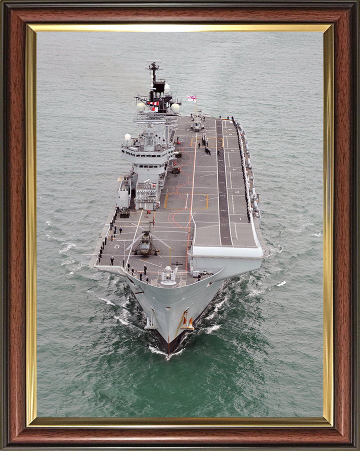 HMS Illustrious R06 | Photo Print | Framed Print | Invincible Class | Aircraft Carrier | Royal Navy Hampshire Prints