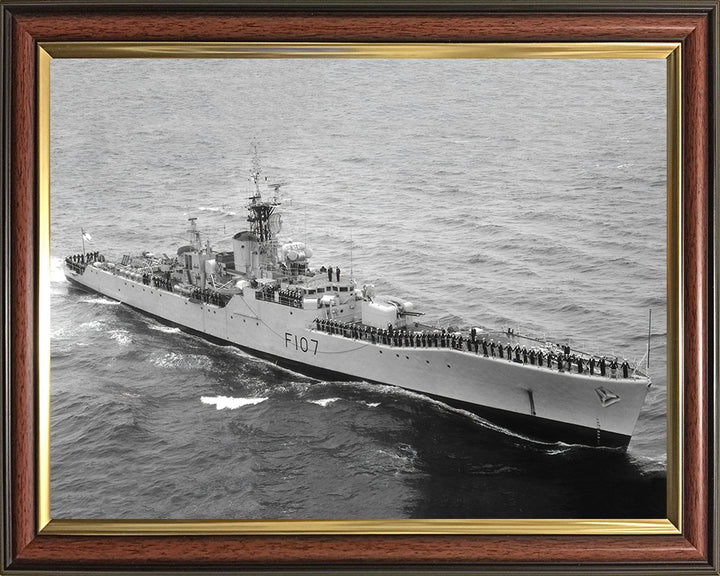 HMS Rothesay F107 | Photo Print | Framed Print | Rothesay Class | Frigate | Royal Navy Hampshire Prints