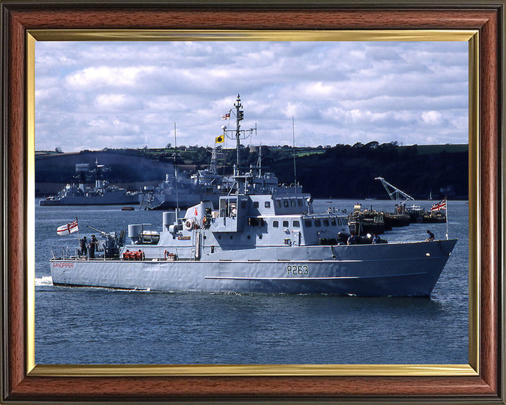 HMS Sandpiper P263 | Photo Print | Framed Print | Bird Class | Patrol Vessel | Royal Navy Hampshire Prints
