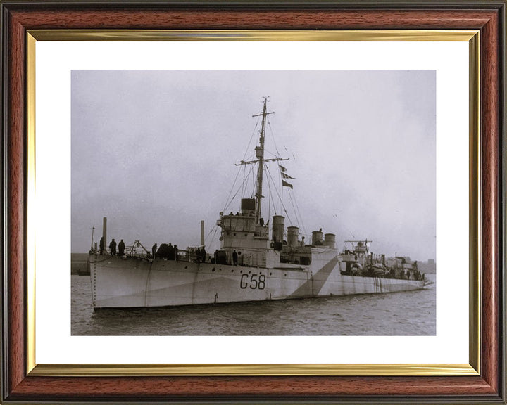 HMS Rockingham G58 | Photo Print | Framed Print | Poster | Destroyer | Royal Navy Hampshire Prints