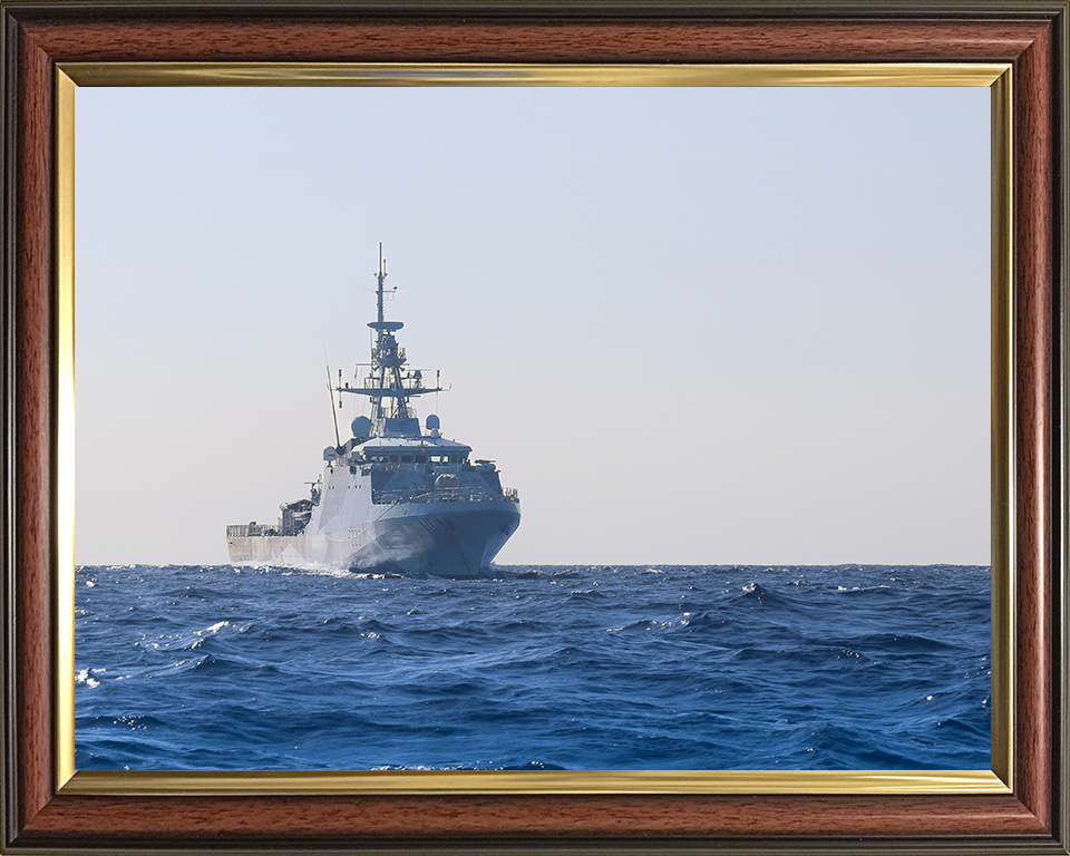 HMS Medway (P223) Photo Print - At Sea Sept 2025 - Royal Navy River Class Patrol Vessel Hampshire Prints 10 x 8 Classic Frame No