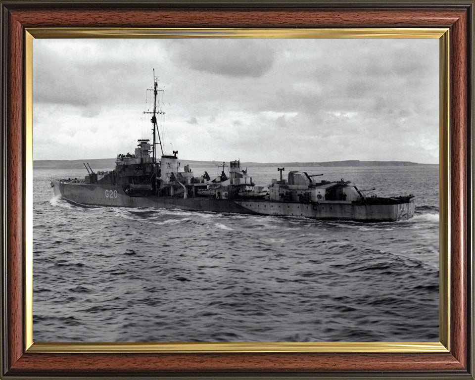 HMS Savage G20 (D27) | Photo Print | Framed Print | S Class | Destroyer | Royal Navy Hampshire Prints
