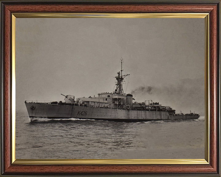 HMS Loch Achray K426 Royal Navy Loch class frigate Photo Print or Framed Print - Hampshire Prints