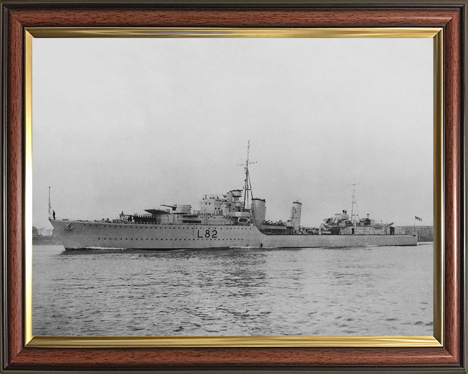 HMS Sikh L82 (F82) Royal Navy Tribal class destroyer Photo Print or Framed Print - Hampshire Prints