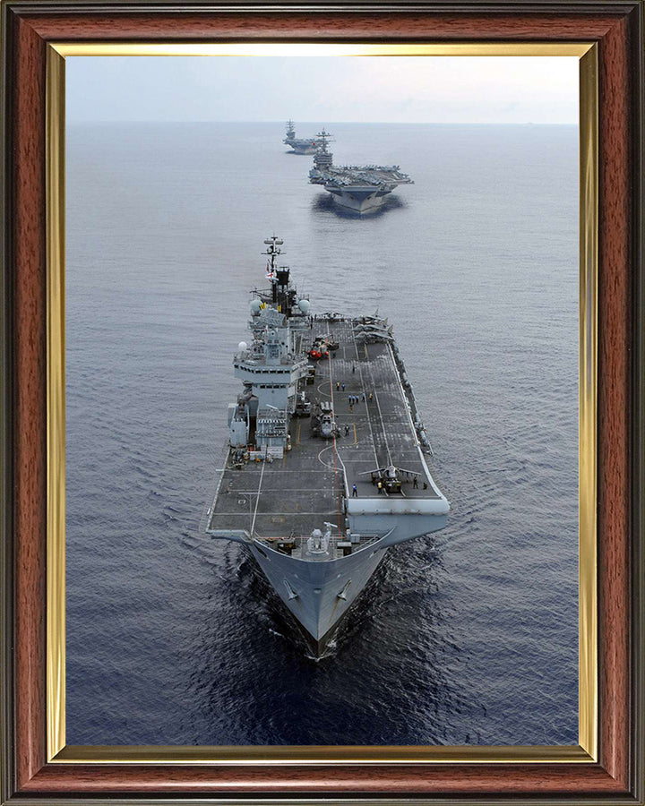 HMS Illustrious R06 | Photo Print | Framed Print | Invincible Class | Aircraft Carrier | Royal Navy Hampshire Prints