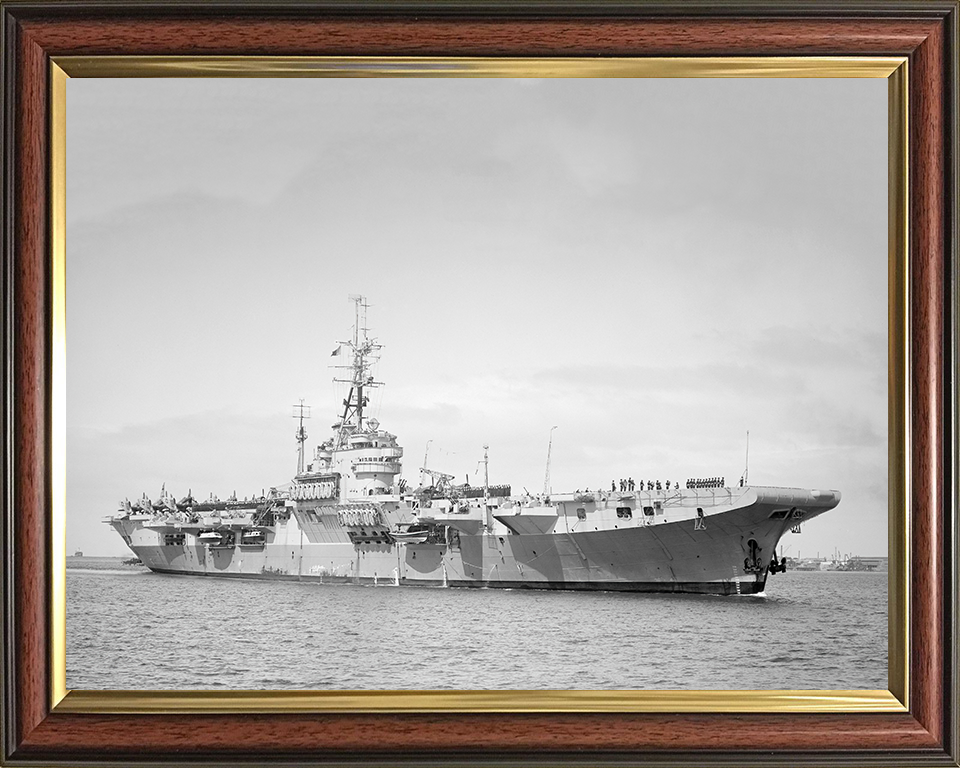 HMS Glory R62 Royal Navy Colossus class aircraft carrier Photo Print or Framed Print - Hampshire Prints