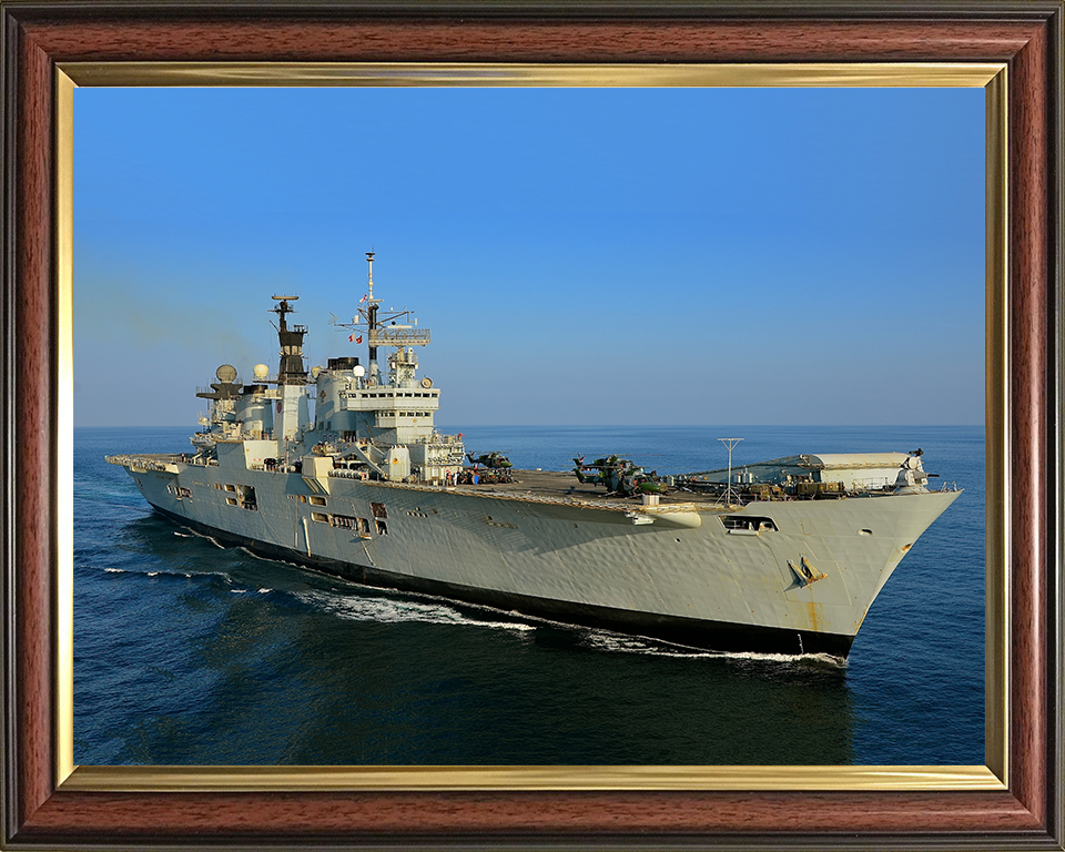 HMS Illustrious R06 | Photo Print | Framed Print | Invincible Class | Aircraft Carrier | Royal Navy Hampshire Prints