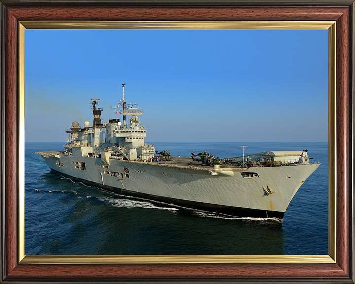 HMS Illustrious R06 | Photo Print | Framed Print | Invincible Class | Aircraft Carrier | Royal Navy Hampshire Prints