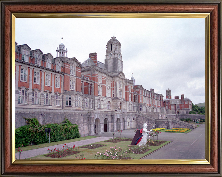 Britannia Royal Naval College (BRNC) Dartmouth in Spring Photo Print - Royal Navy Training Establishment