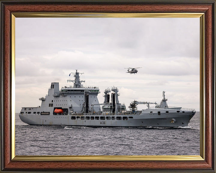 RFA Tidespring A136 | Photo Print | Framed Print | Tide class | Tanker | Royal Fleet Auxiliary Hampshire Prints