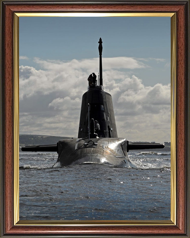 HMS Ambush S120 Royal Navy Astute class Submarine Photo Print or Framed Print - Hampshire Prints