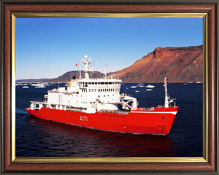 HMS Endurance (A171) Photo Print - Gustav Channel 2002  - Royal Navy Ice Breaker Patrol Ship