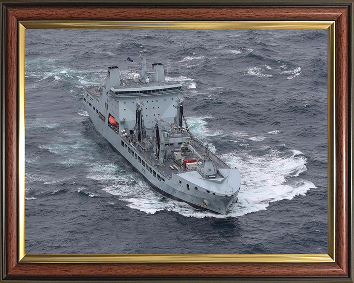 RFA Tideforce (A139) Photo Print - At Sea - Royal Fleet Auxiliary Tide Class Tanker Hampshire Prints 10 x 8 Classic Frame No