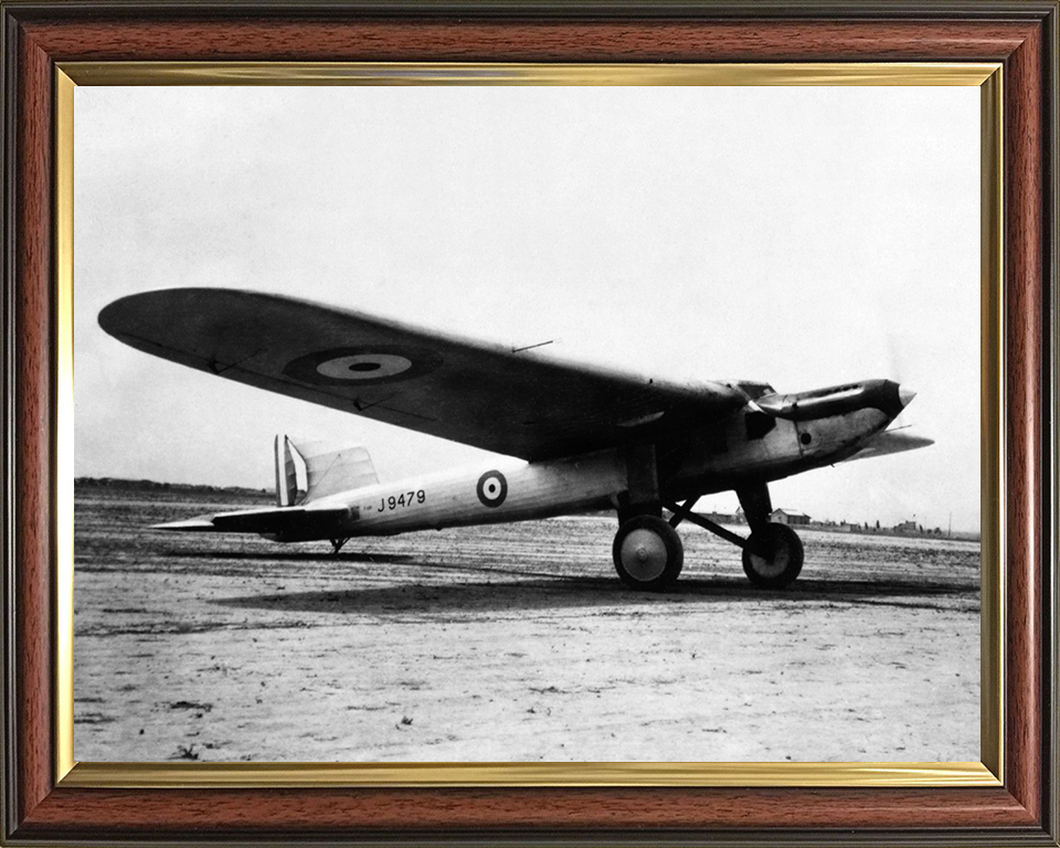 RAF Fairey Long Range Monoplane 1929 Photo Print - Royal Air Force Aircraft Hampshire Prints 10 x 8 Classic Frame No
