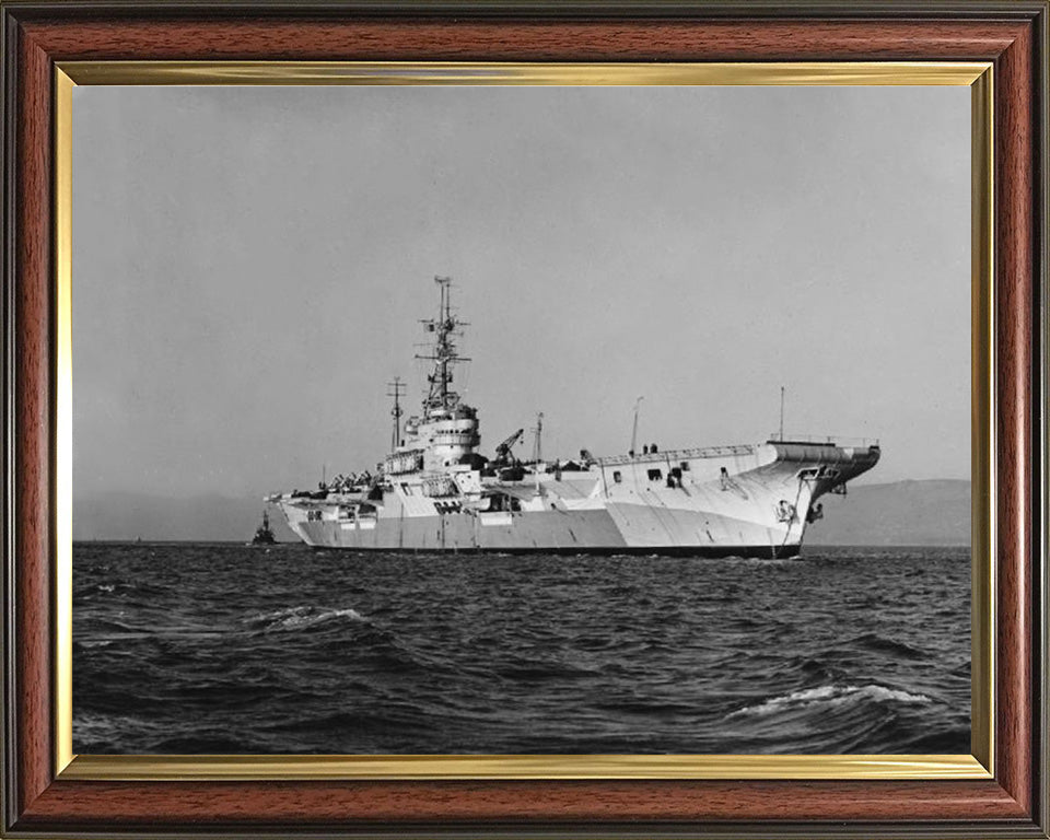 HMS Glory R62 Royal Navy Colossus class aircraft carrier Photo Print or Framed Print - Hampshire Prints