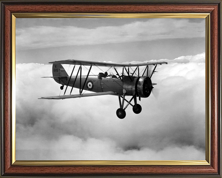 RAF Avro Type 621 Tutor in Flight Photo Print - Royal Air Force Aircraft Hampshire Prints 10 x 8 Classic Frame No