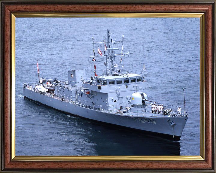 HMS Plover P240 Royal Navy Peacock class patrol vessel Photo Print or Framed Print - Hampshire Prints