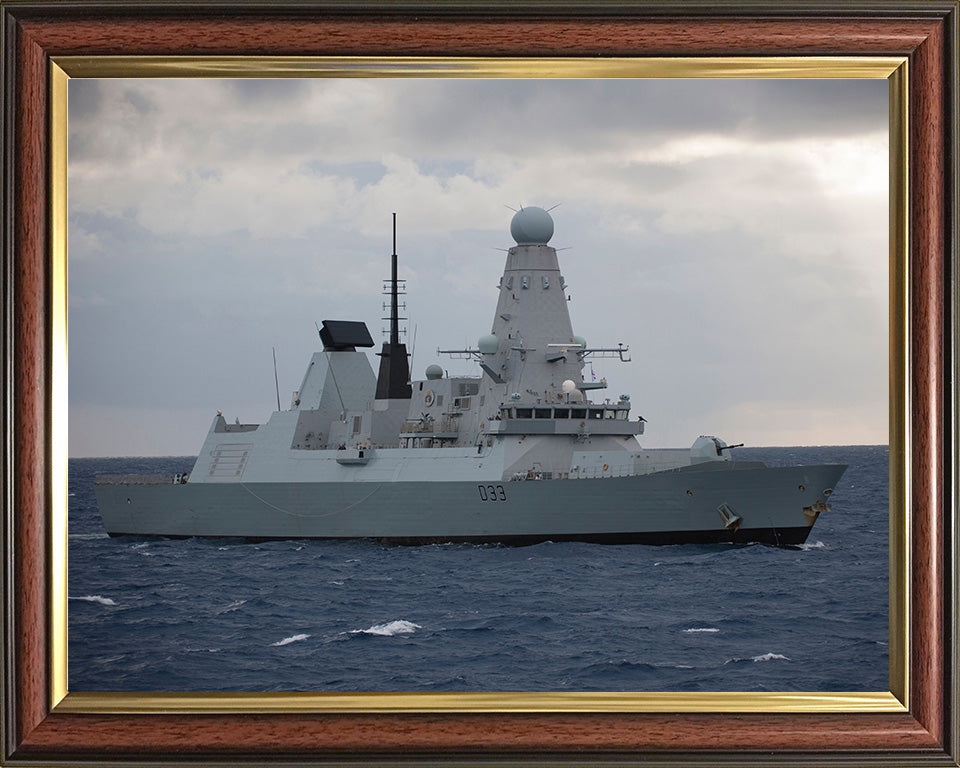 HMS Dauntless D33 Royal Navy Type 45 destroyer Photo Print or Framed Print - Hampshire Prints