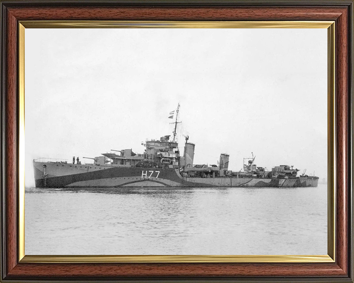 HMS Boreas H77 | Photo Print | Framed Print | B Class | Destroyer| Royal Navy Hampshire Prints