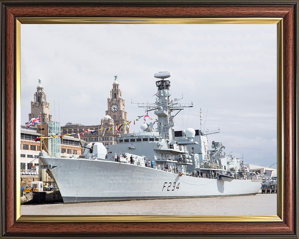 HMS Iron Duke F234 Royal Navy Type 23 frigate Photo Print or Framed Print - Hampshire Prints