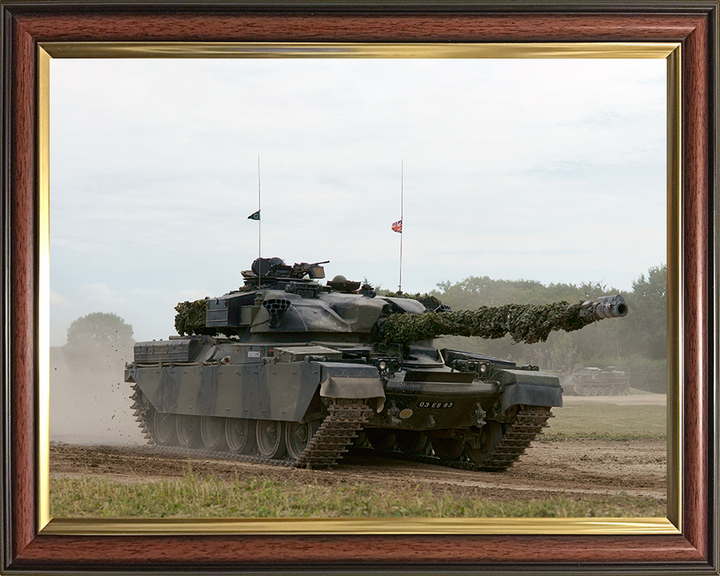 Chieftain Mark 11 Tank Photo Print - British Army Vehicle Posters, Prints, & Visual Artwork Hampshire Prints 10 x 8 Classic Frame No