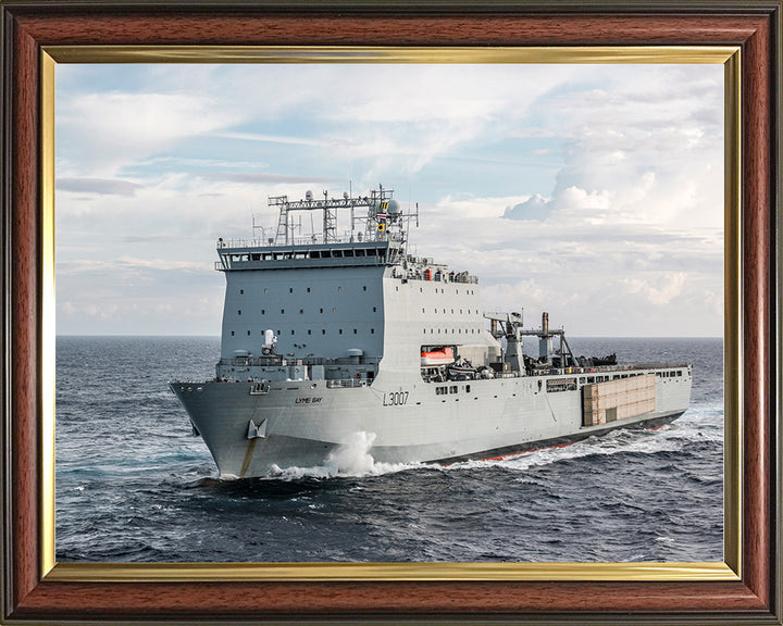 RFA Lyme Bay L3007 | Photo Print | Framed Print | Bay Class | Auxiliary Dock | Royal Fleet Auxiliary Hampshire Prints