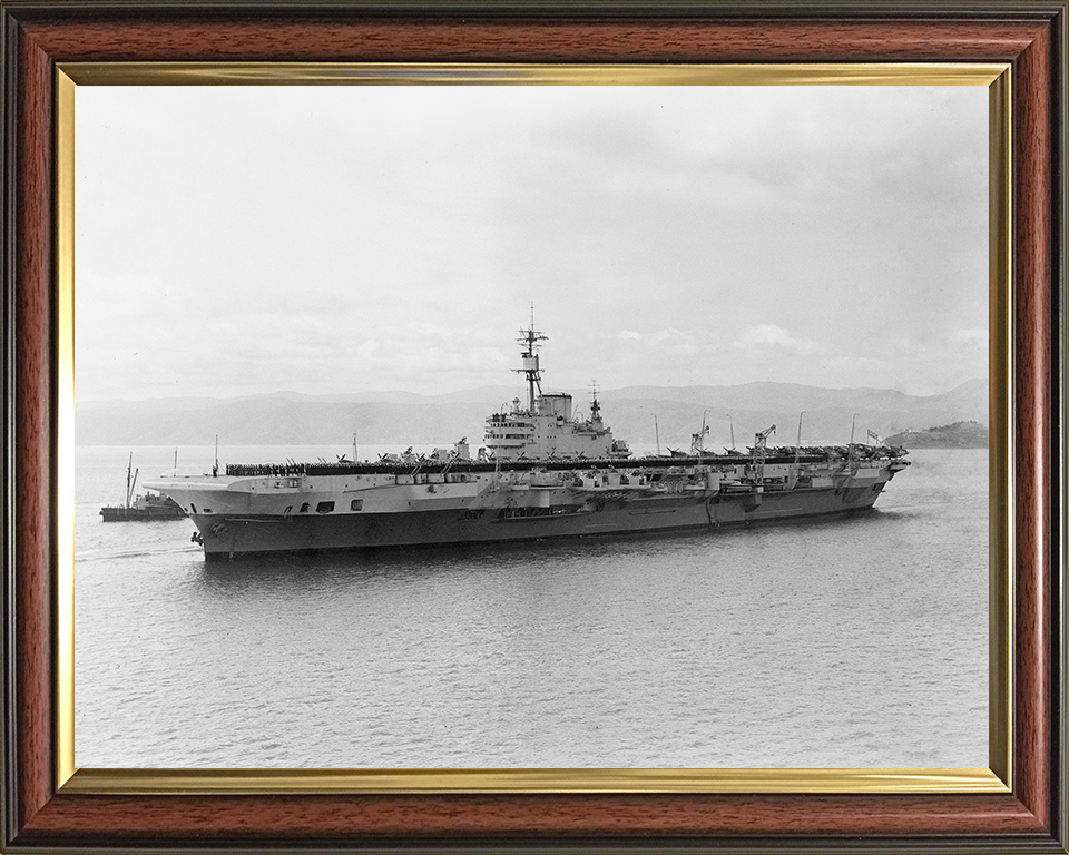 HMS Indefatigable (R10) Photo Print - Wellington 1945 - Royal Navy Implacable Class Aircraft Carrier