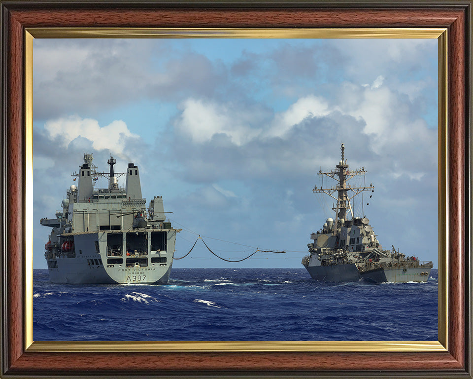 RFA Fort Victoria A387 | Photo Print | Framed Print | Fort Class | Tanker | Royal Fleet Auxiliary Hampshire Prints