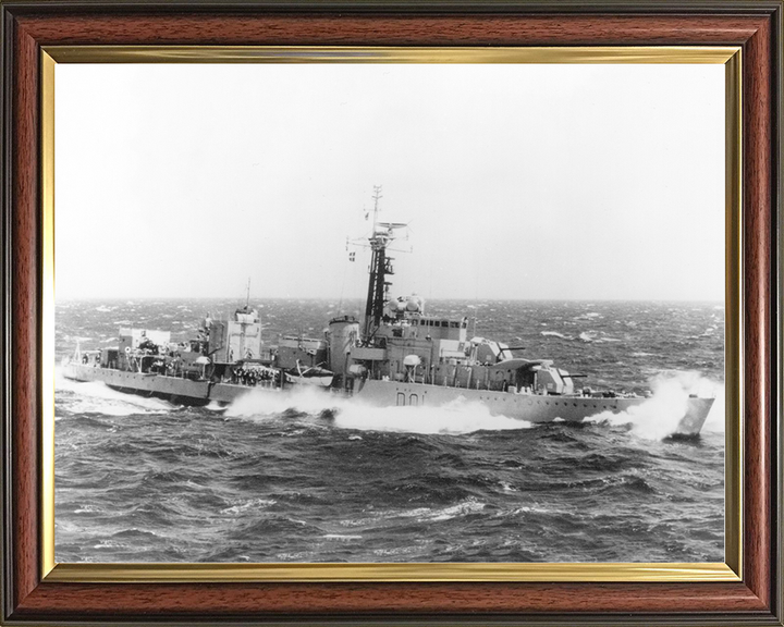 HMS Caprice (D01) Royal Navy C Class Destroyer In Heavy Seas Photo Print Wall Art Decor Posters, Prints, & Visual Artwork Hampshire Prints 10 x 8 Classic Frame No